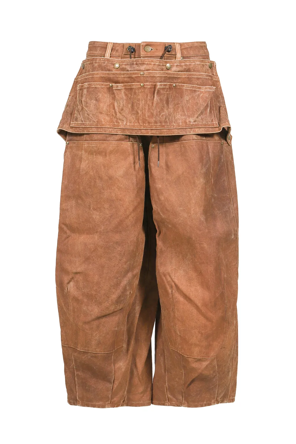 Hd Apron Painter Pant - Duck Canvas / Kakishibu Paint / Dk.Brw