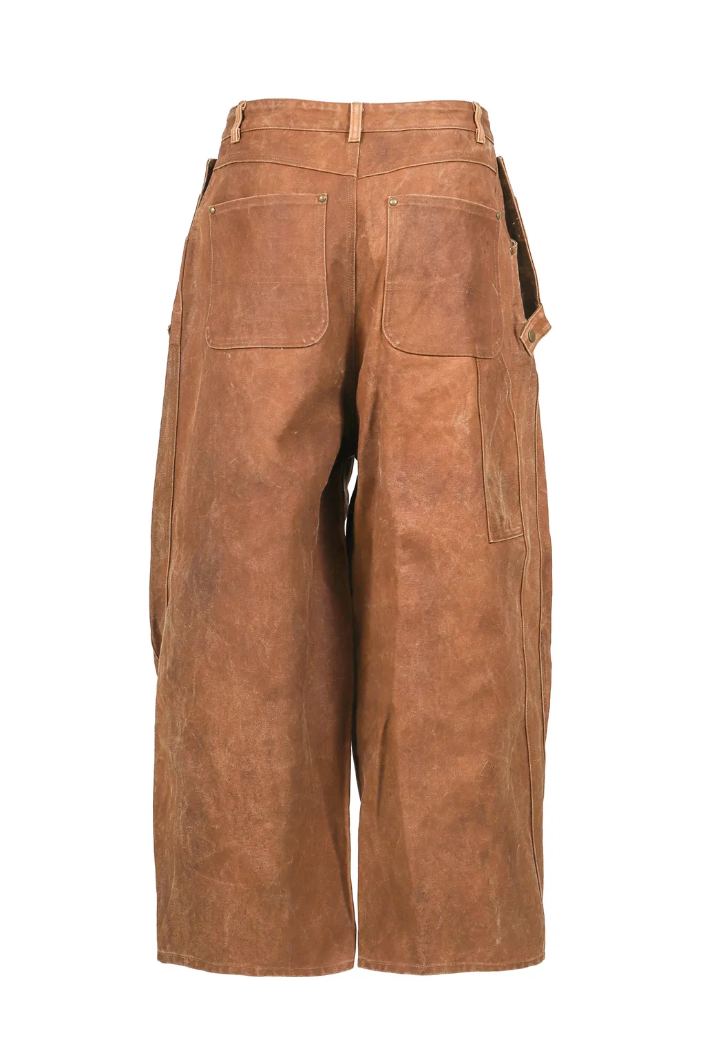 Hd Apron Painter Pant - Duck Canvas / Kakishibu Paint / Dk.Brw