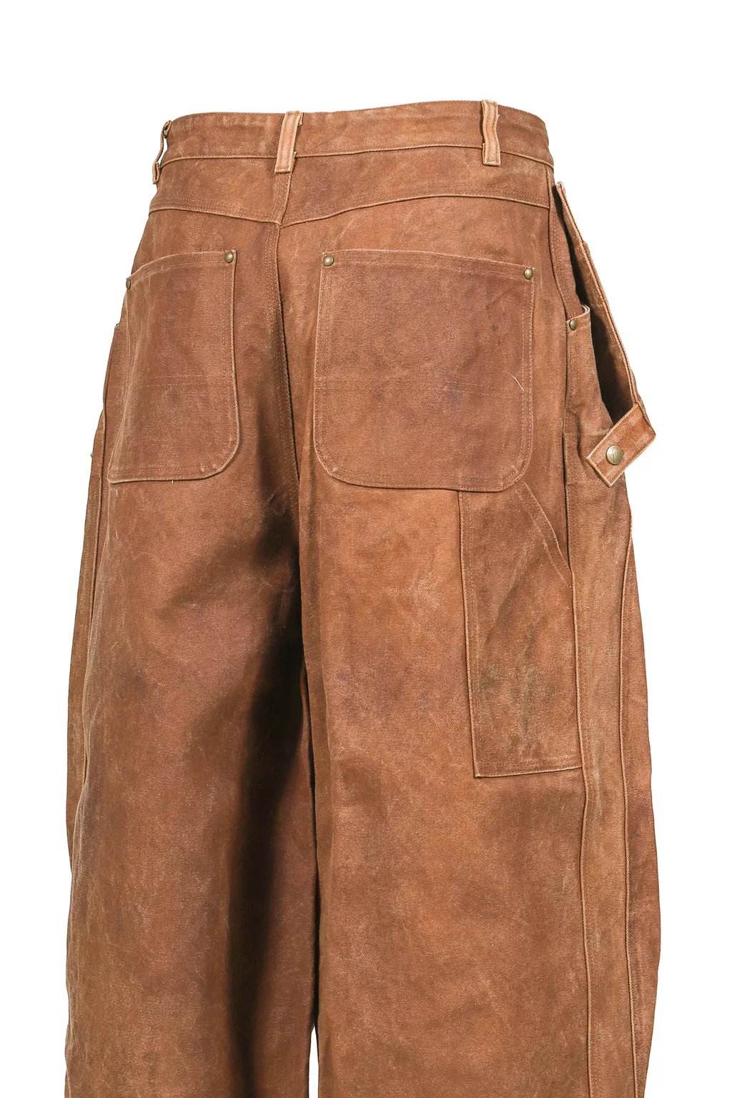 Hd Apron Painter Pant - Duck Canvas / Kakishibu Paint / Dk.Brw