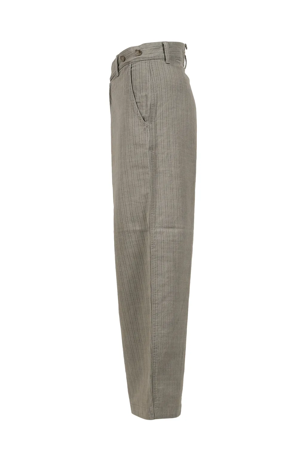 Faded Stripe Fatty Pants / Gry