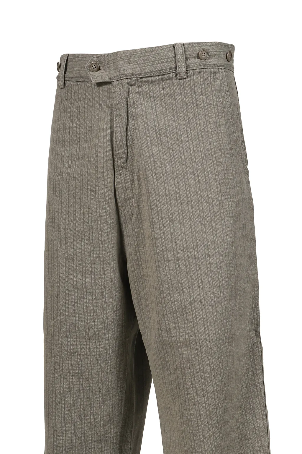 Faded Stripe Fatty Pants / Gry