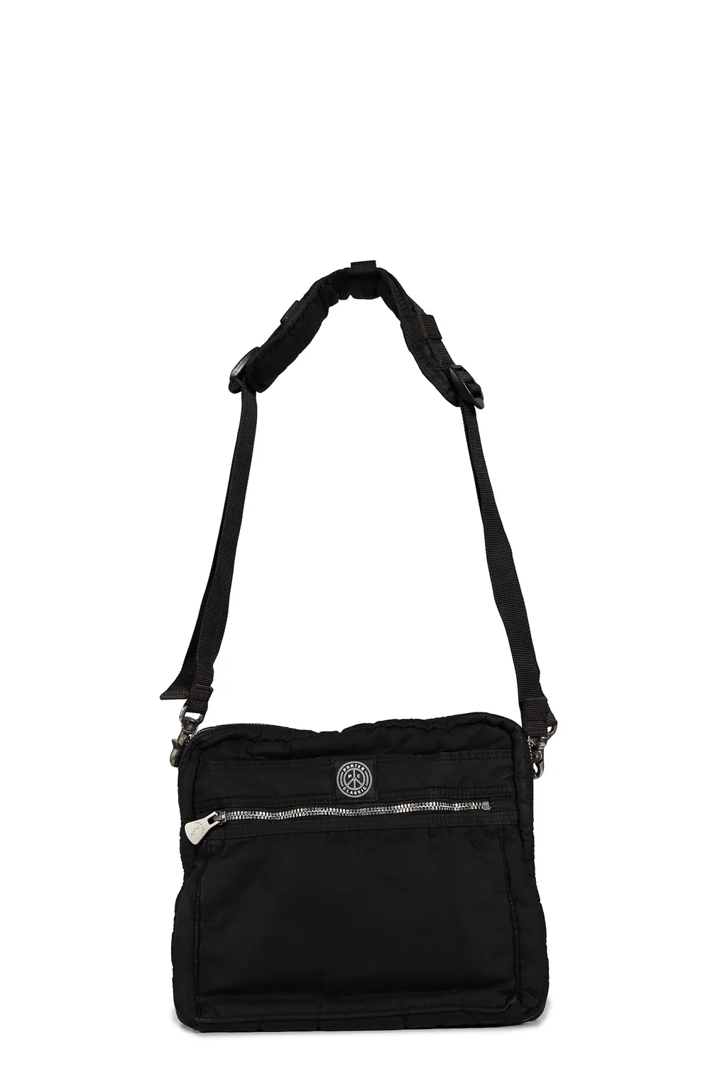 Super Nylon Simple Shoulder Bag / Blk