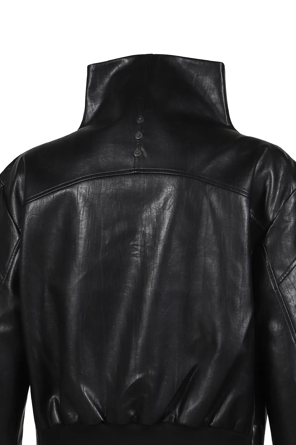 Nail Faux Leather Jacket / Blk
