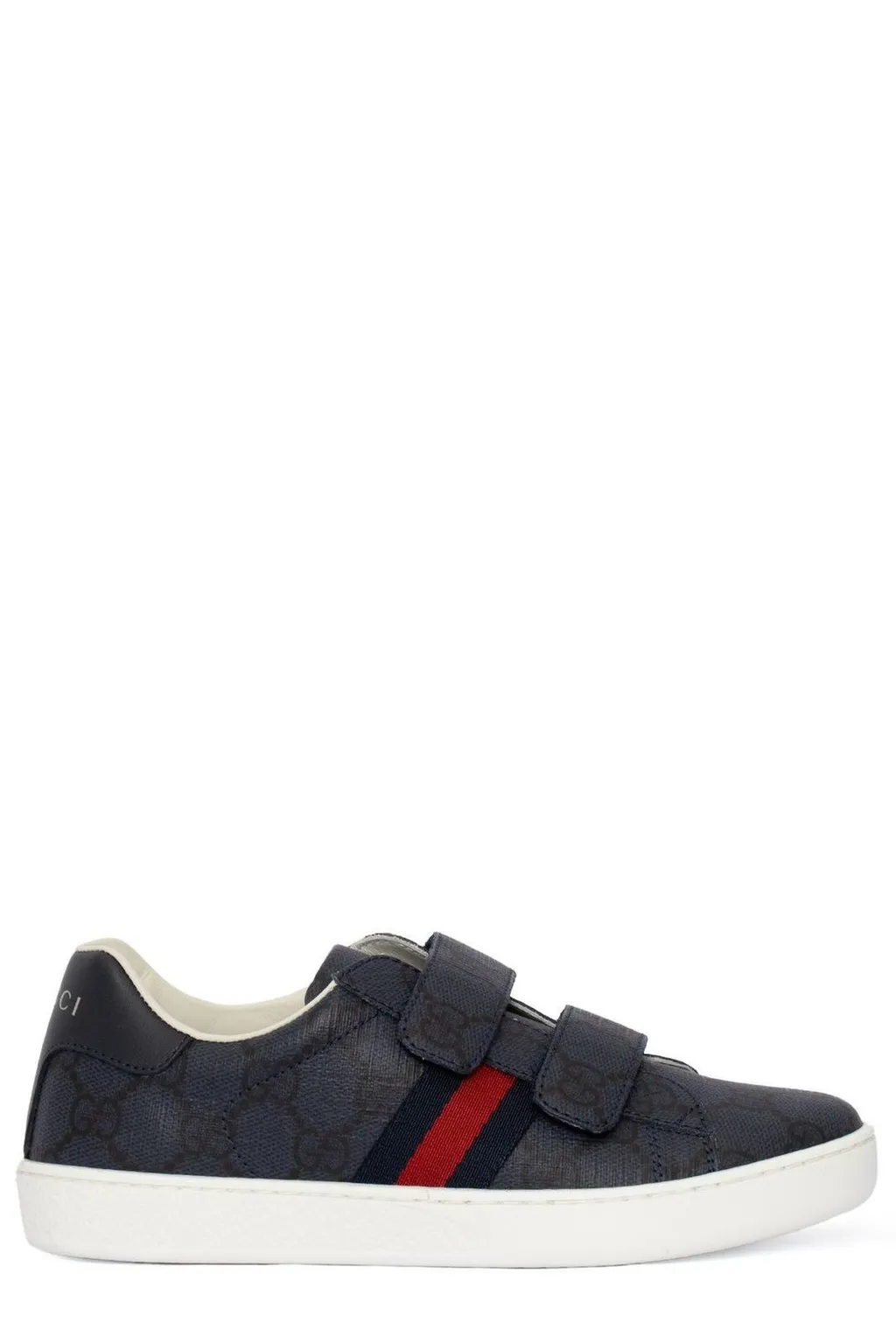 Gucci Kids Ace Touch-Strapped Sneakers