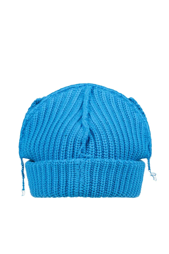 Chunky Ears Beanie / Blu