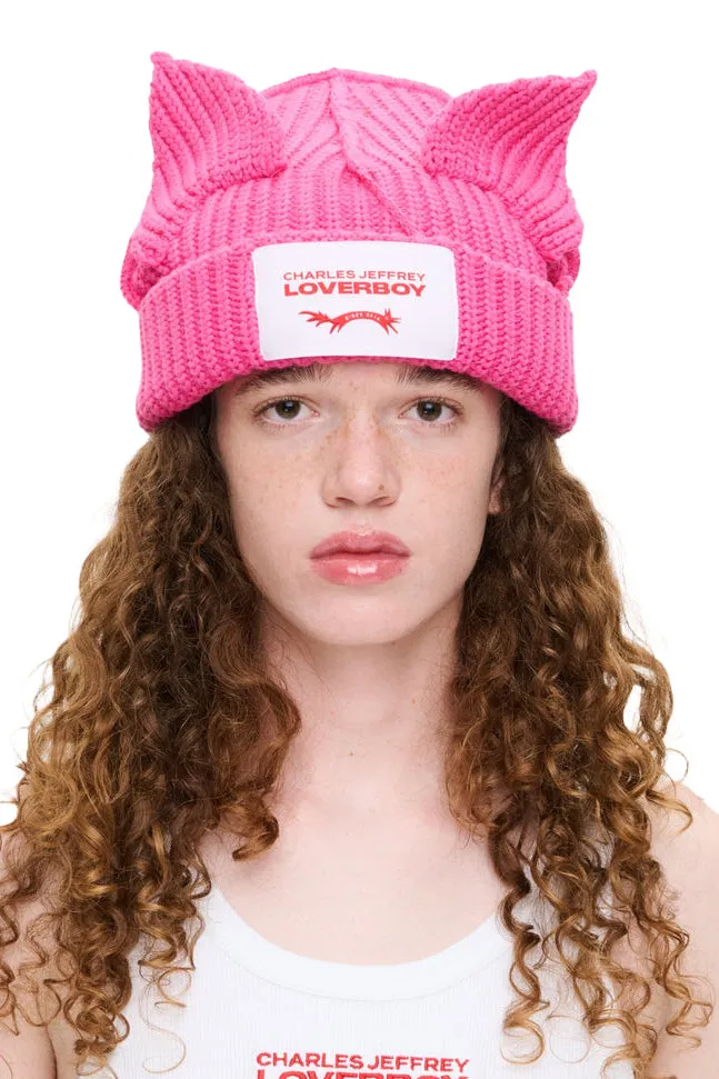 Chunky Ears Beanie / Pnk