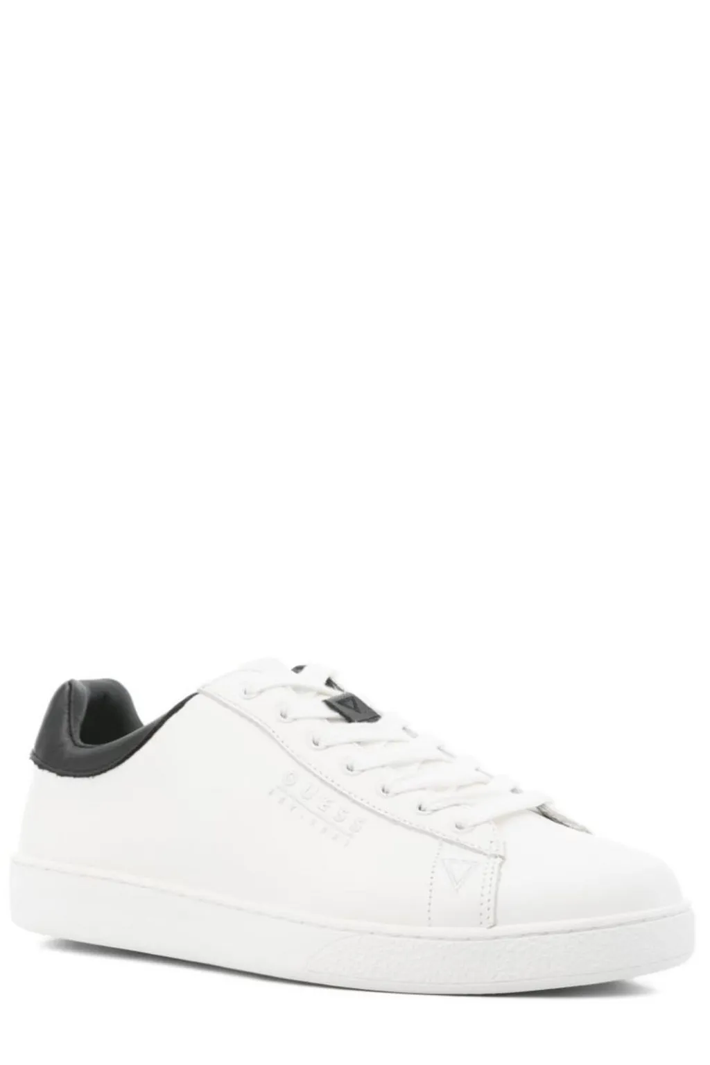Guess Logo Embossed Lace-Up Sneakers