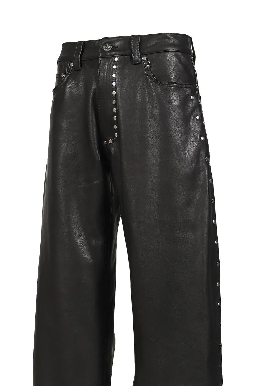 David Leather Pants / Black