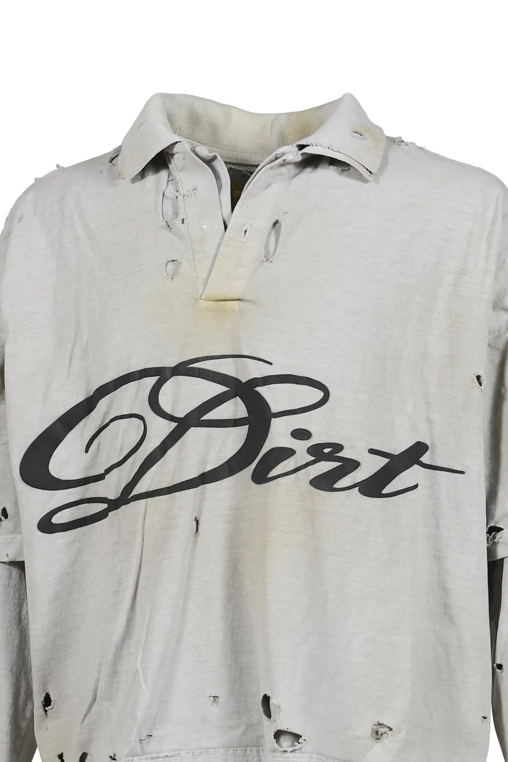 Frat Long Sleeve / Dirt Dirty Wht