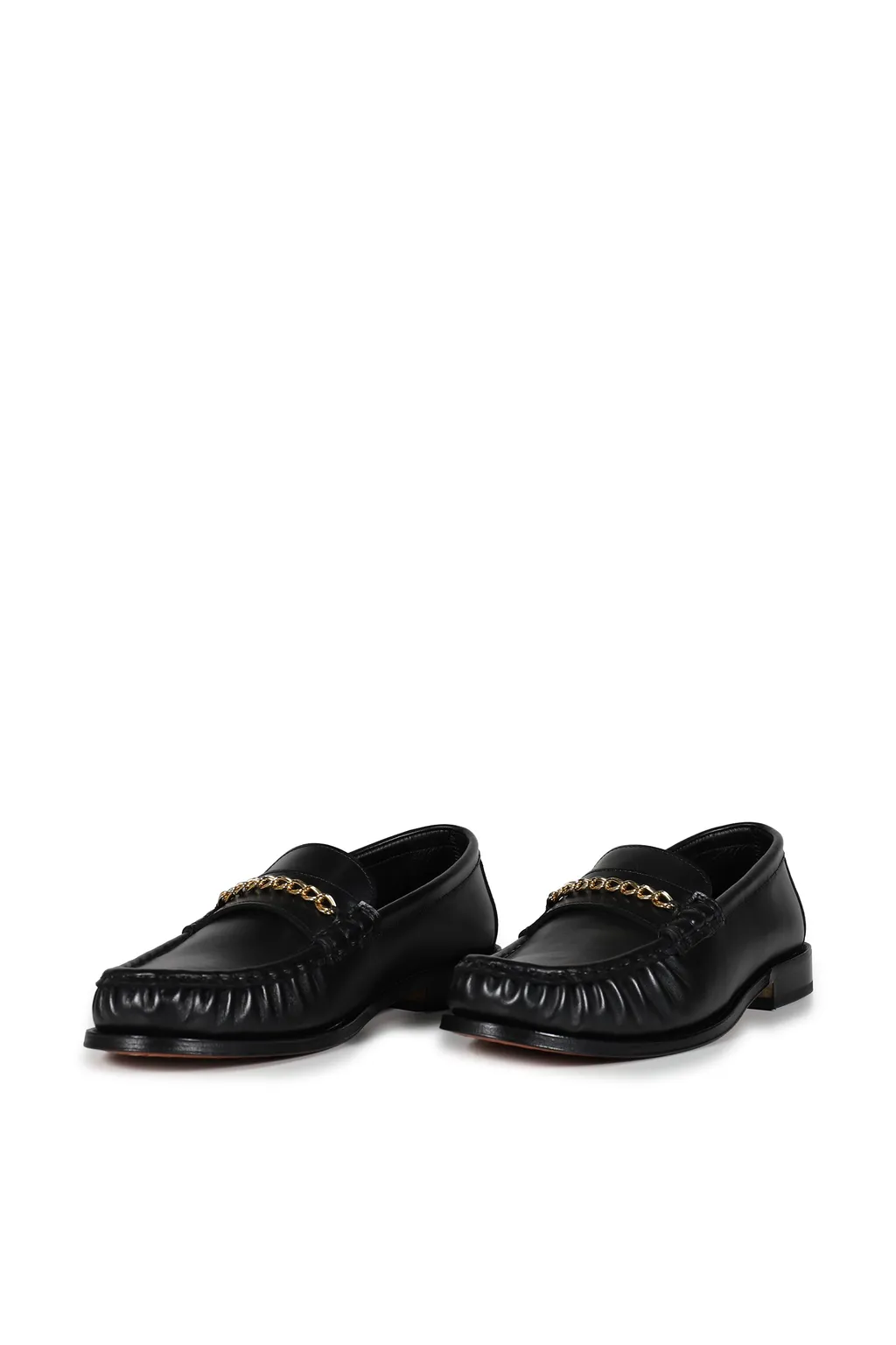 Gold Chain ​​Loafers / Blk Gld