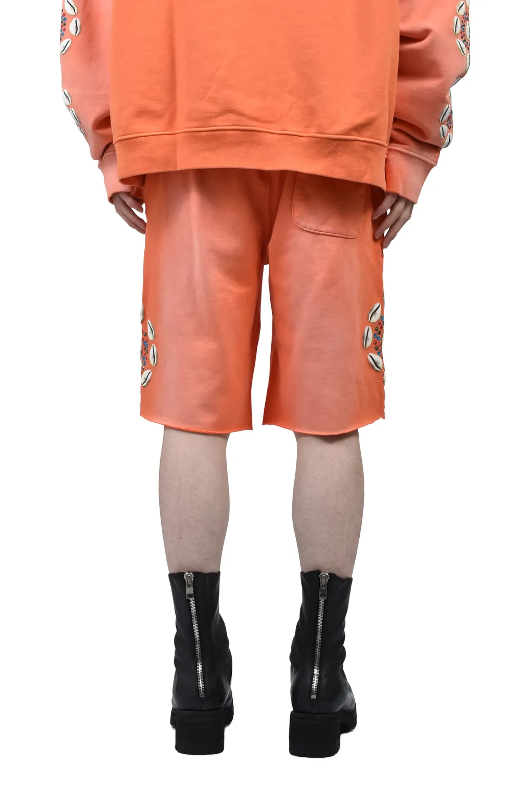 Cowrie Shell Sweatshort / Org