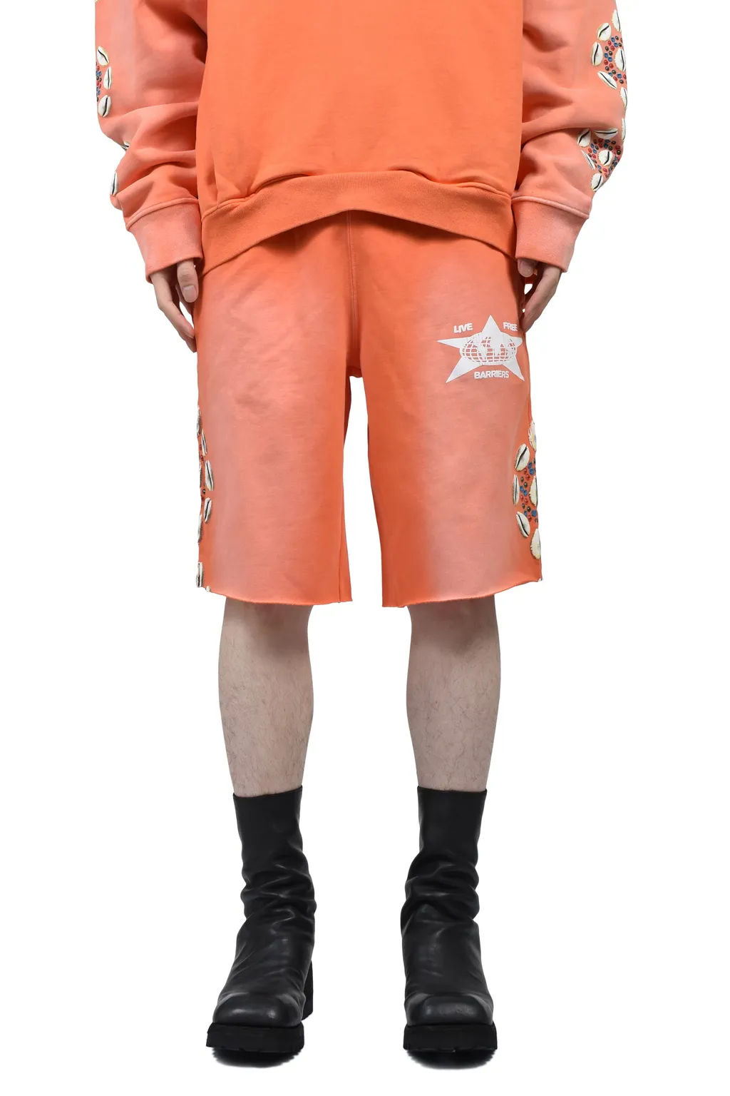Cowrie Shell Sweatshort / Org
