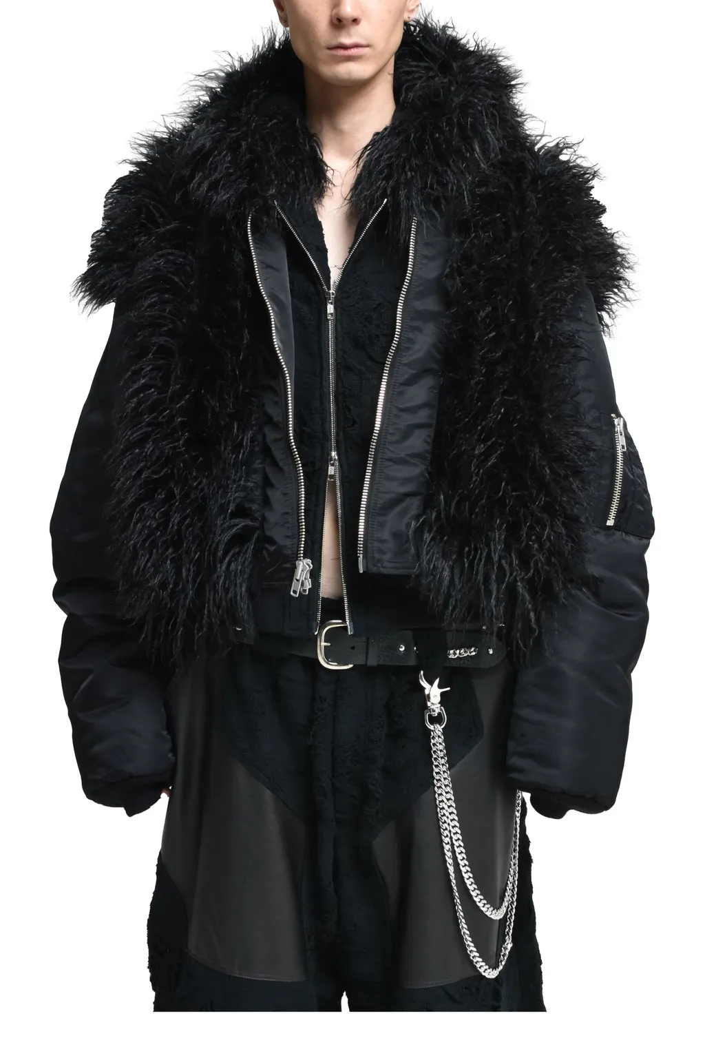 Hairy Reversible Bomber / Core Blk
