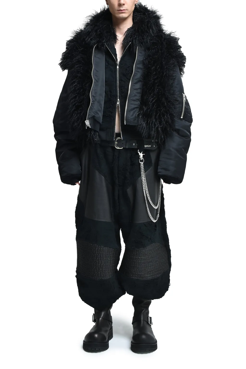 Hairy Reversible Bomber / Core Blk