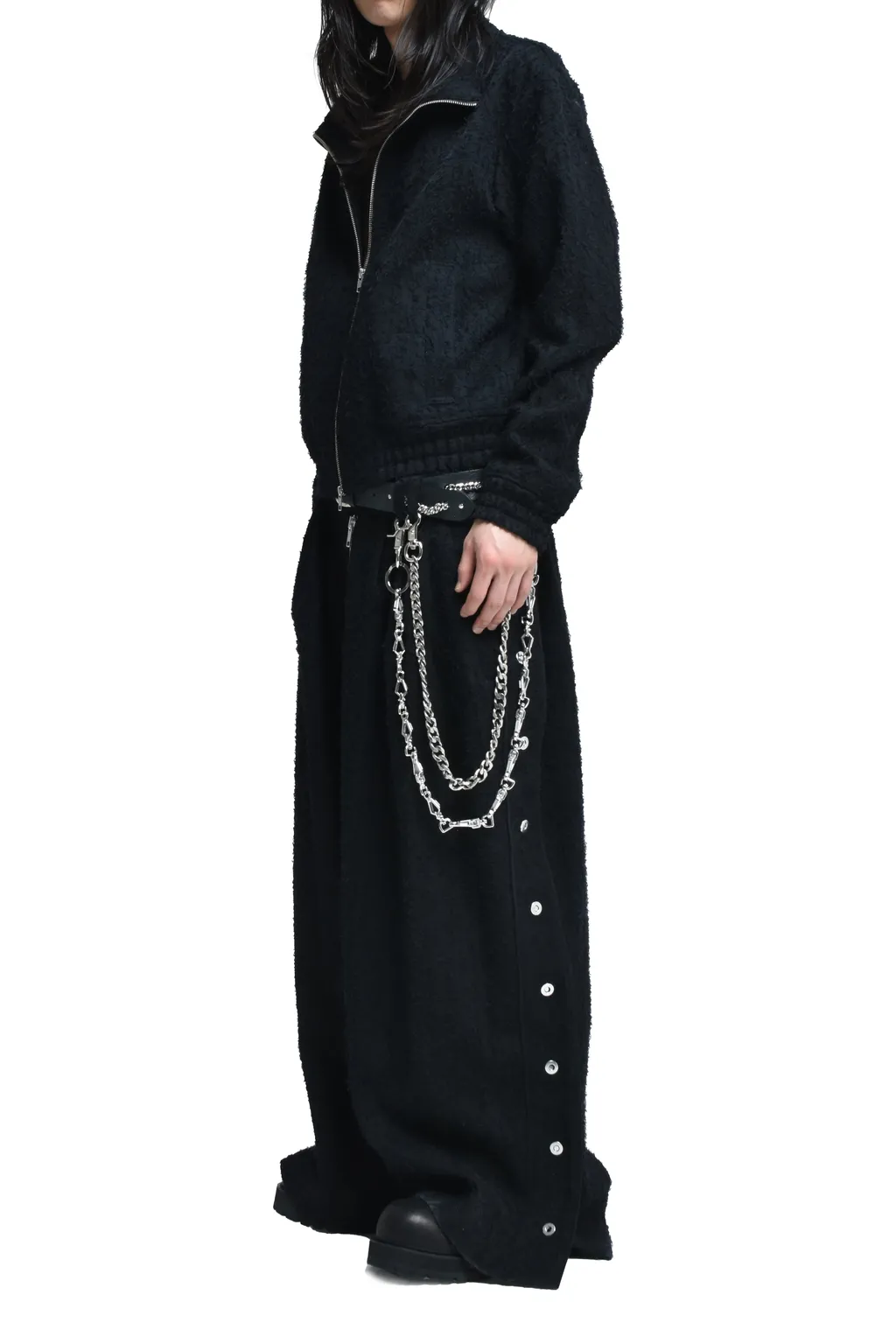 Flyinghair Track Jacket / Black