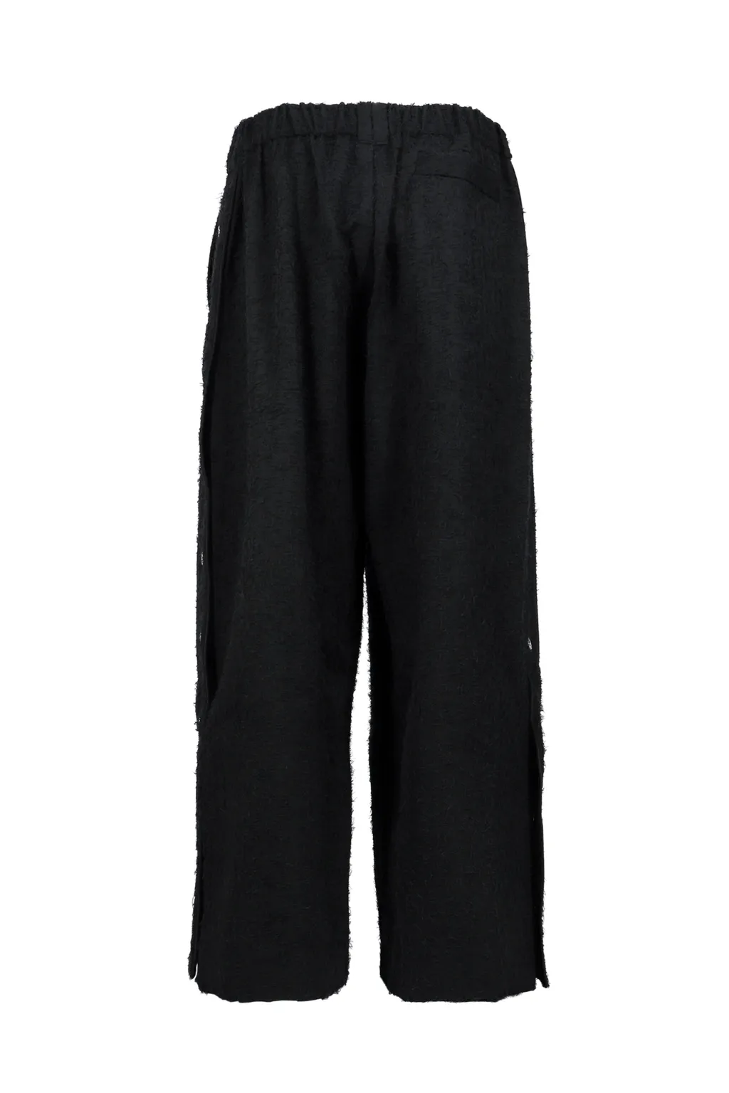 Flyinghair Side Snap Trouser / Core Blk