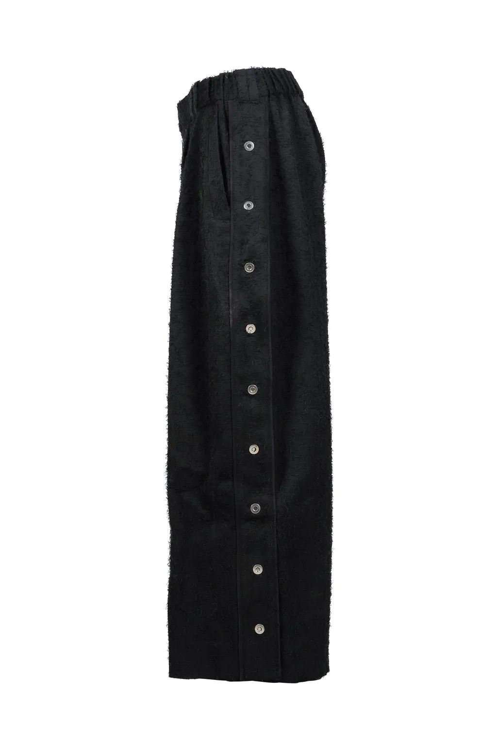 Flyinghair Side Snap Trouser / Core Blk