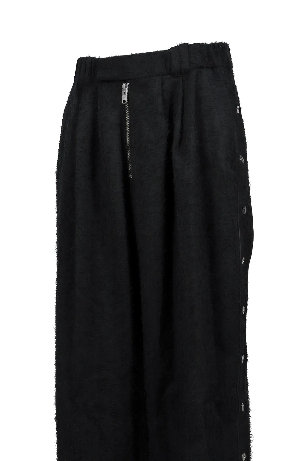 Flyinghair Side Snap Trouser / Core Blk