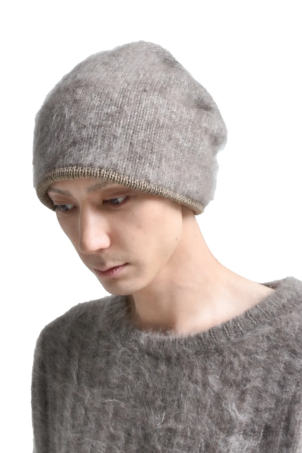 Cashmere Big Beanie / Dusty Brw