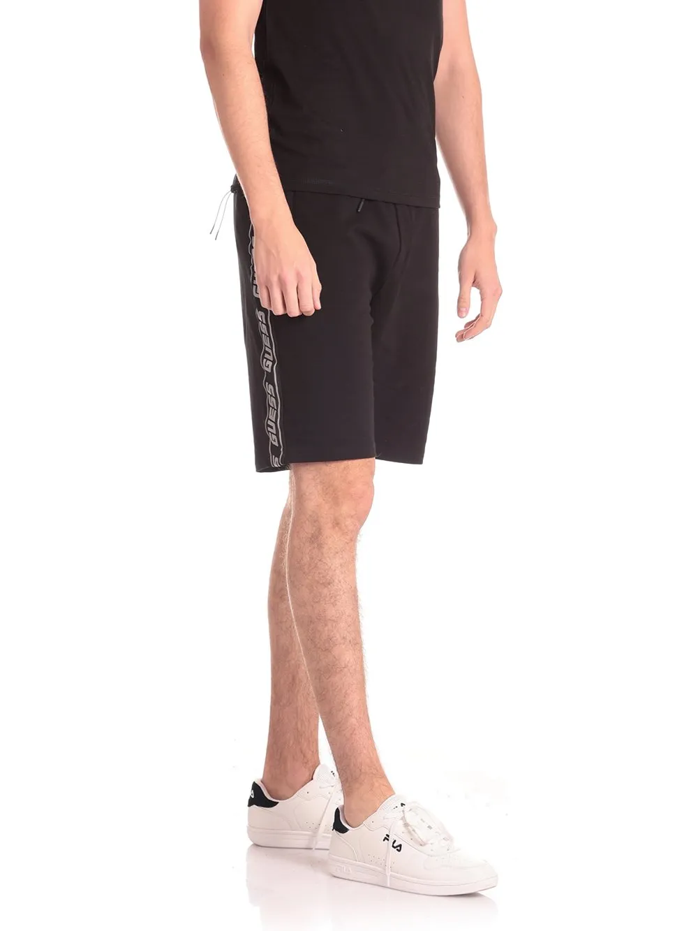 Guess Eco Arlo Logo Tape Shorts