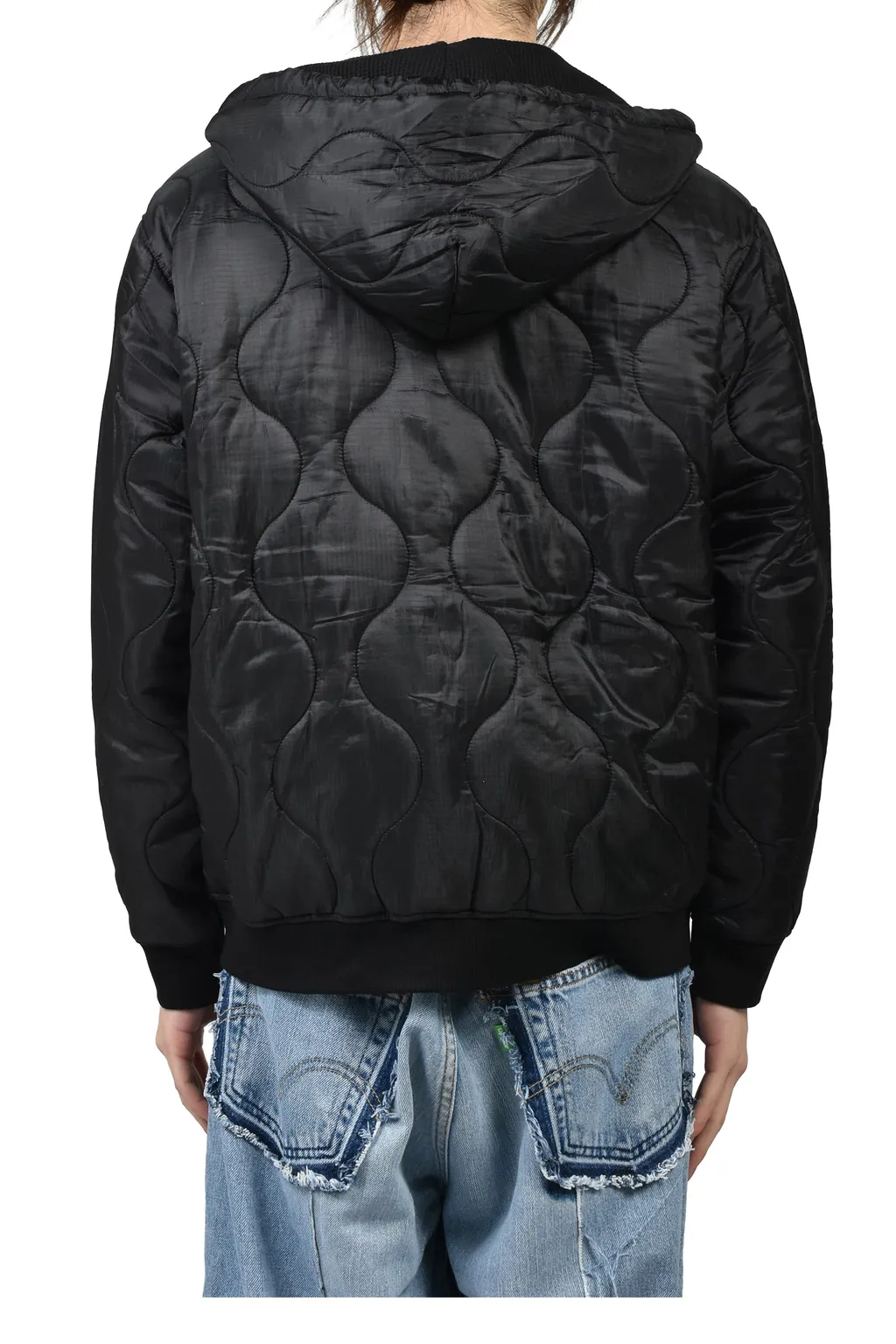 Liner Zip Hoodie / Black