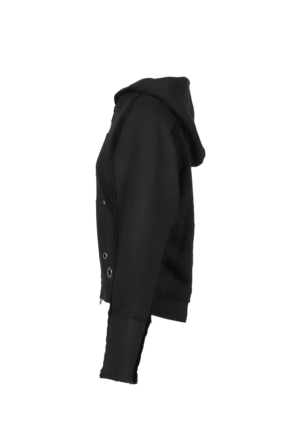 Hank Hoodie Zip-Up / Black