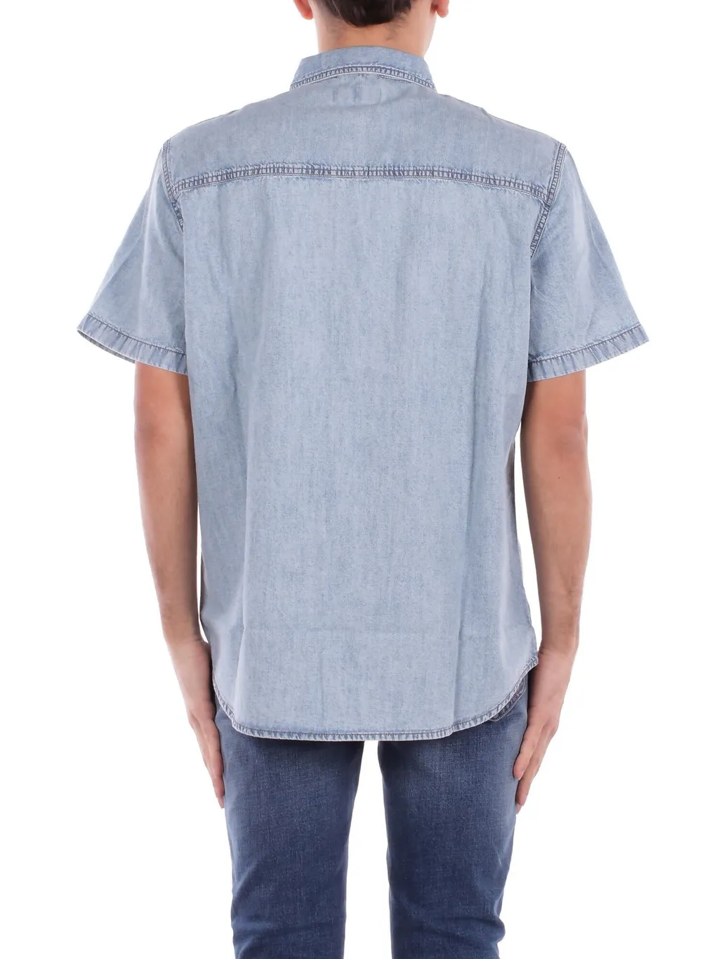 Guess Short-Sleeved Denim Shirt