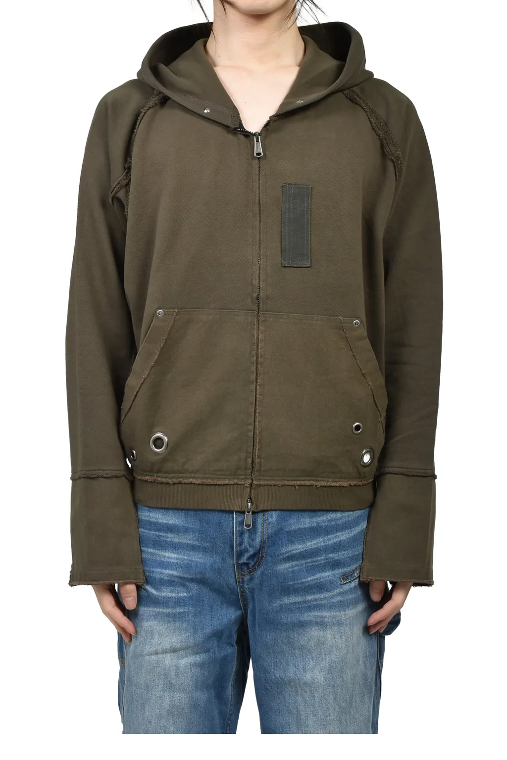 Hank Hoodie Zip-Up / Kha