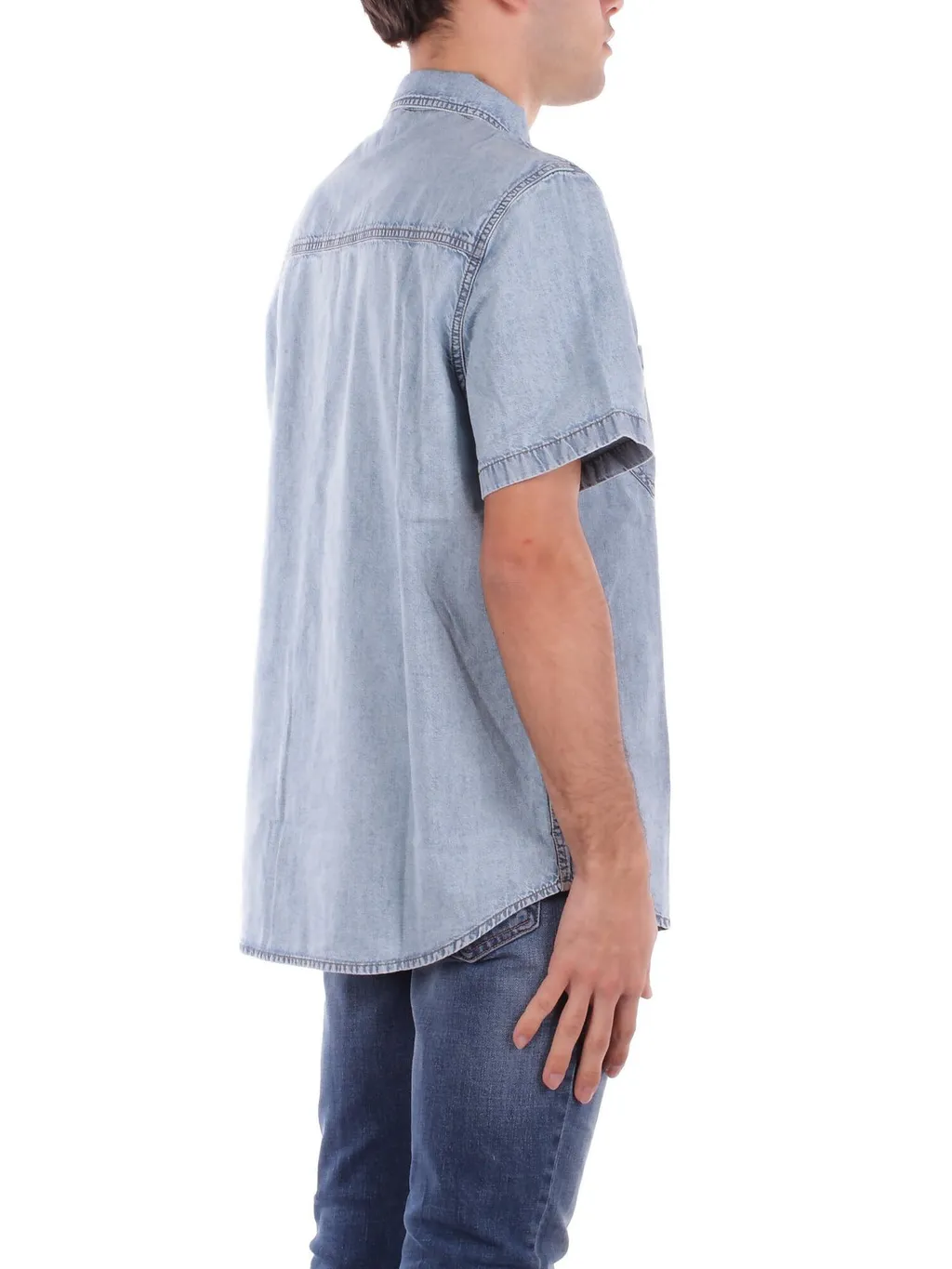 Guess Short-Sleeved Denim Shirt