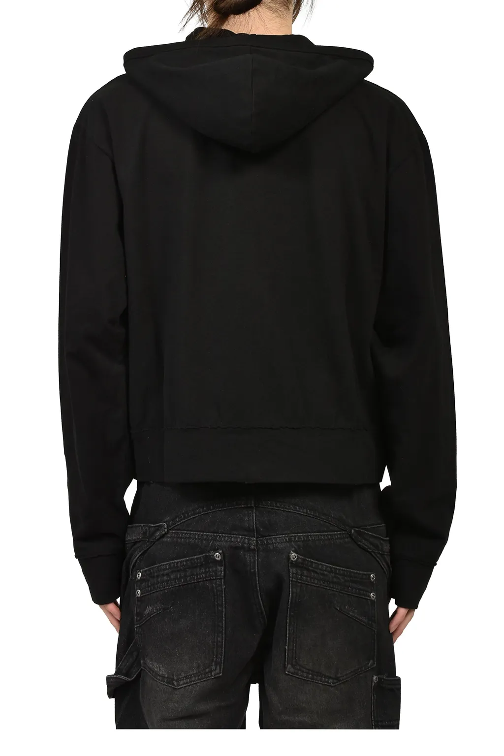 Cappy Stud Hoodie Zip-Up / Blk