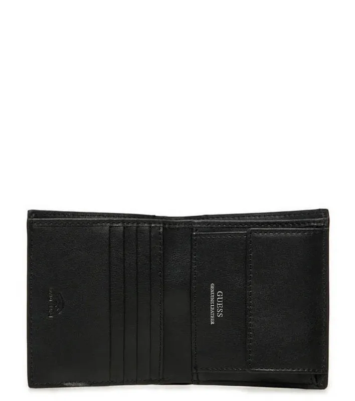 Guess Triangle-Logo Bi-Fold Wallet