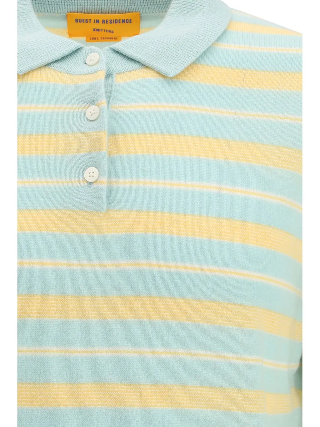 Guest In Residence Collegiate Stripe Polo Shirts