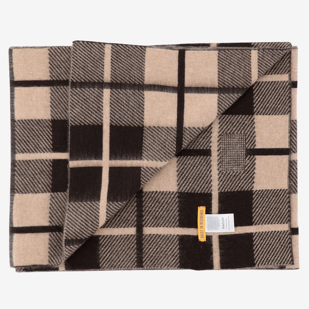 Guest In Residence Check Pattern Scarf
