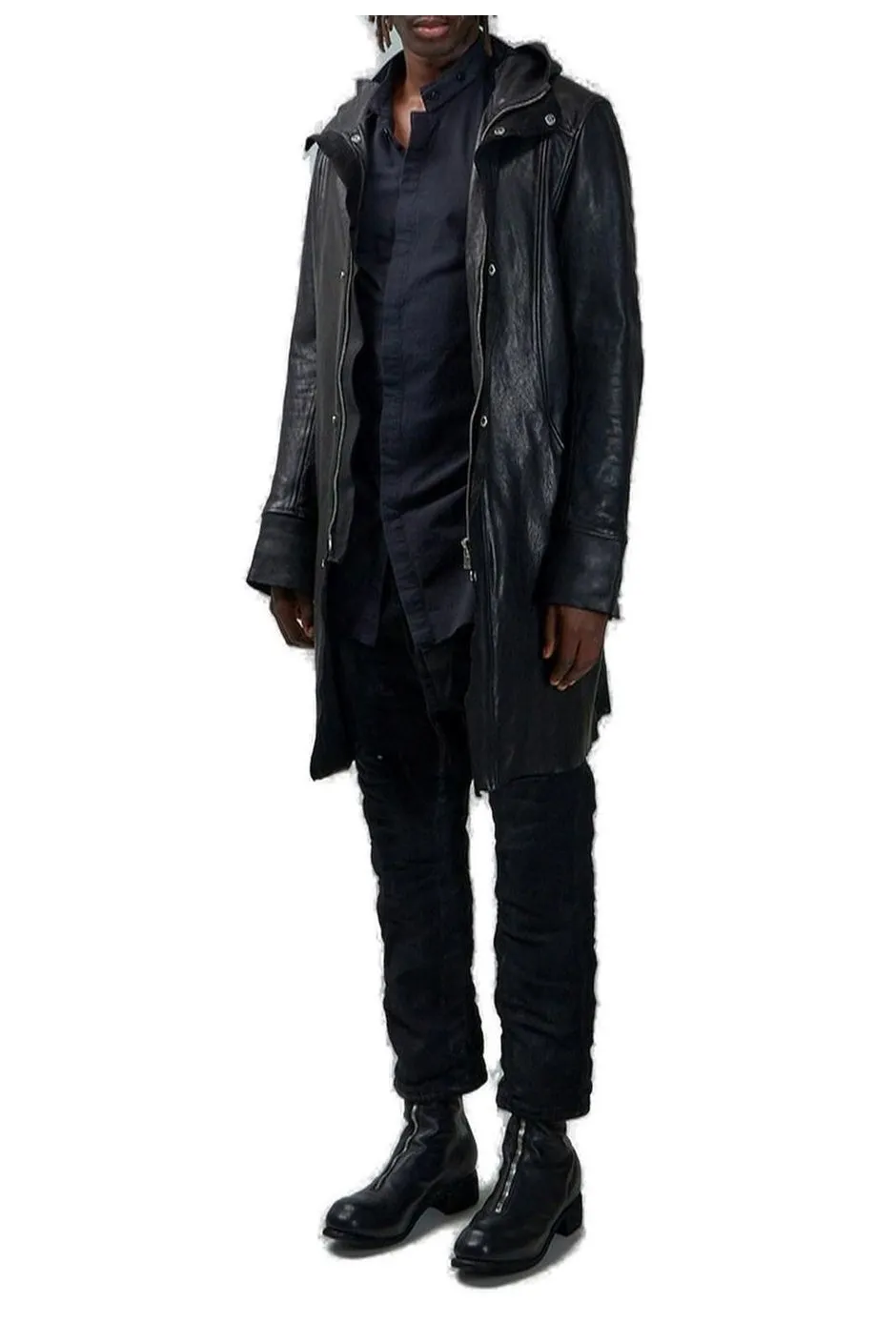 Guidi Hooded Long Coat