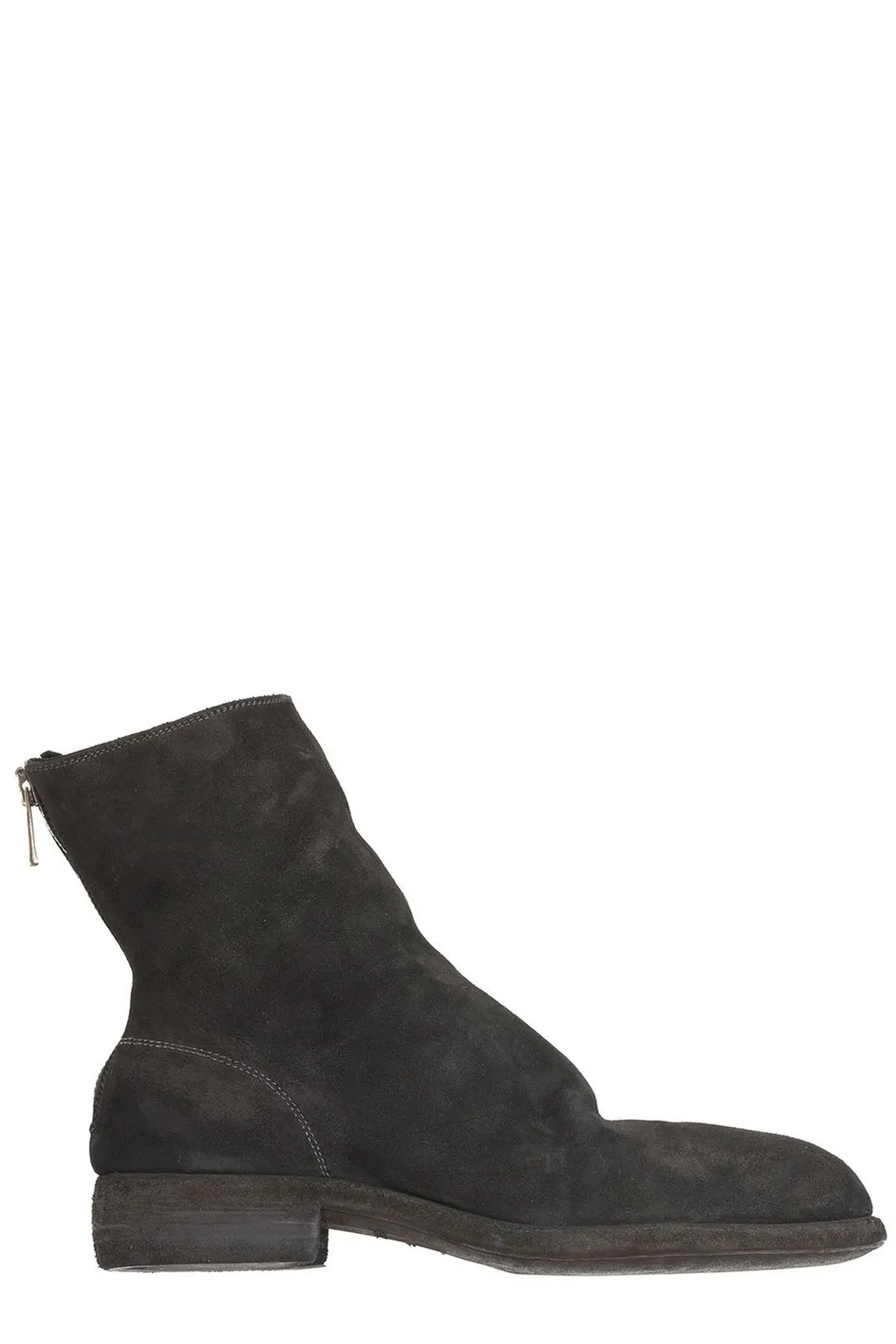 Guidi Back Zip Detail Ankle Boots