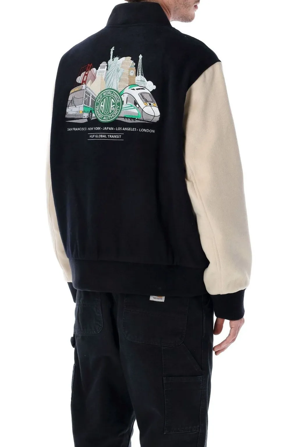 Huf Global Transit Varsity Jacket