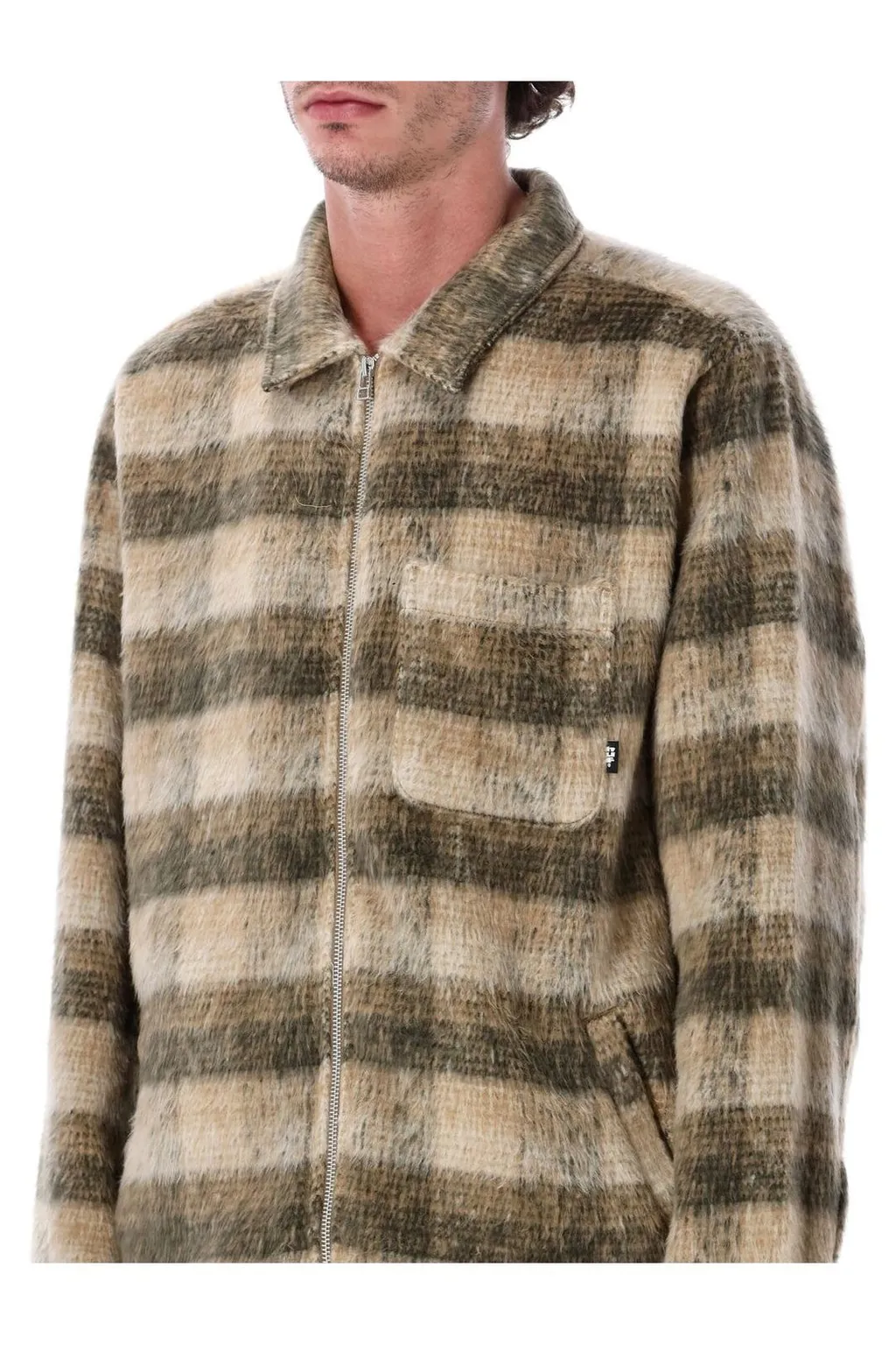 Huf Megablast Plaid Fuzzy Jacket