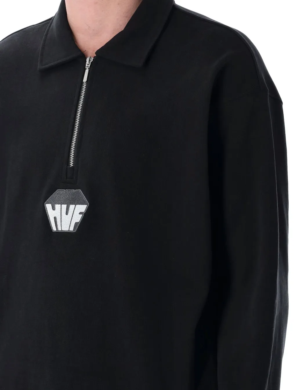 Huf Big Block Zip Terry Sweater