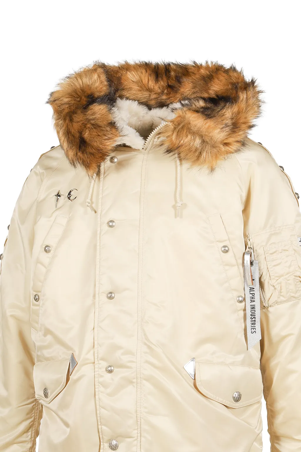Ai N-3B Parka / Vtg Wht