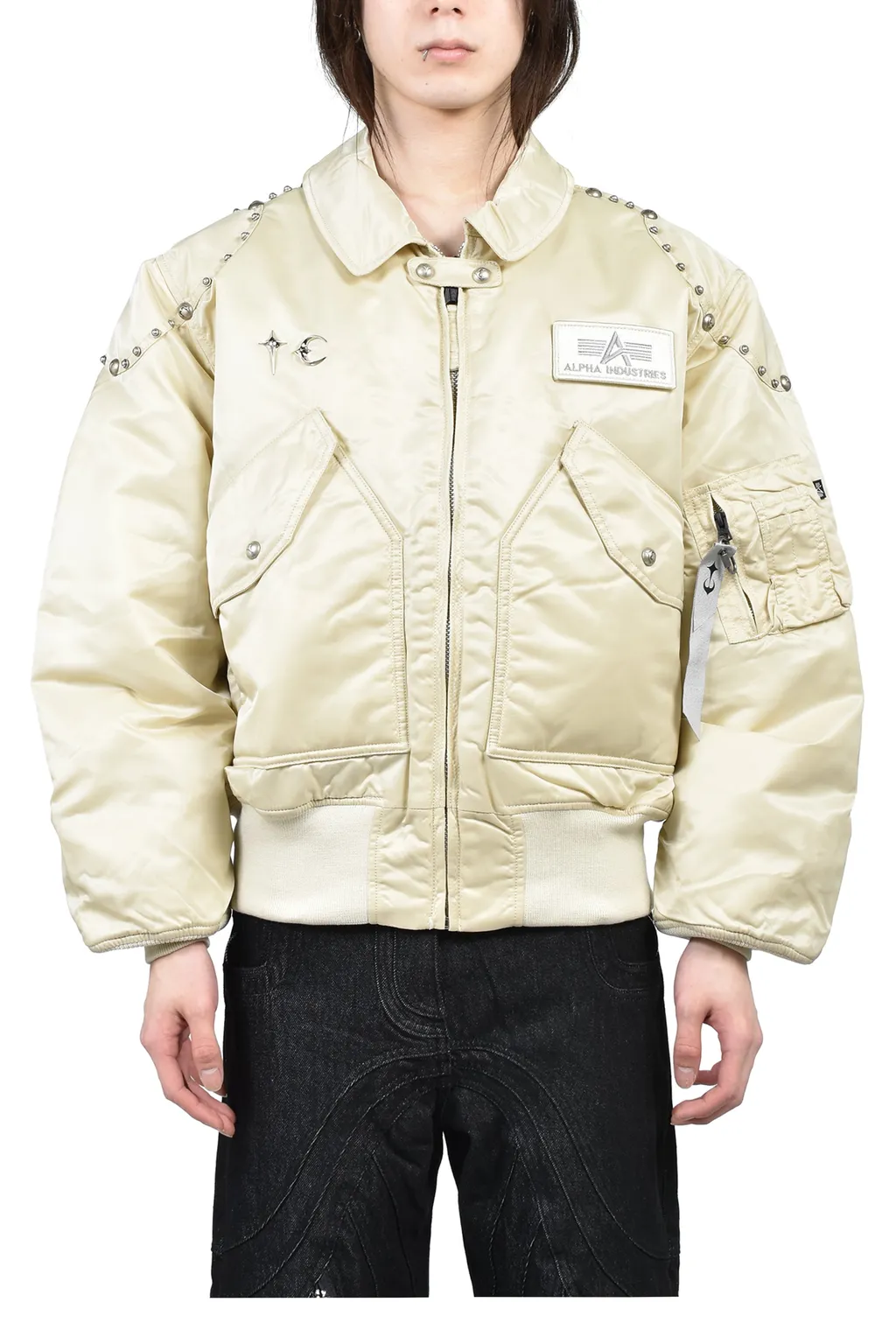 Ai Cwu 45/P Flight Jacket / Vtg Wht