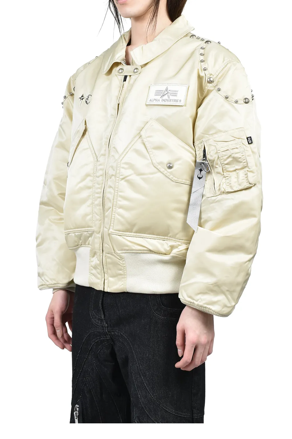 Ai Cwu 45/P Flight Jacket / Vtg Wht