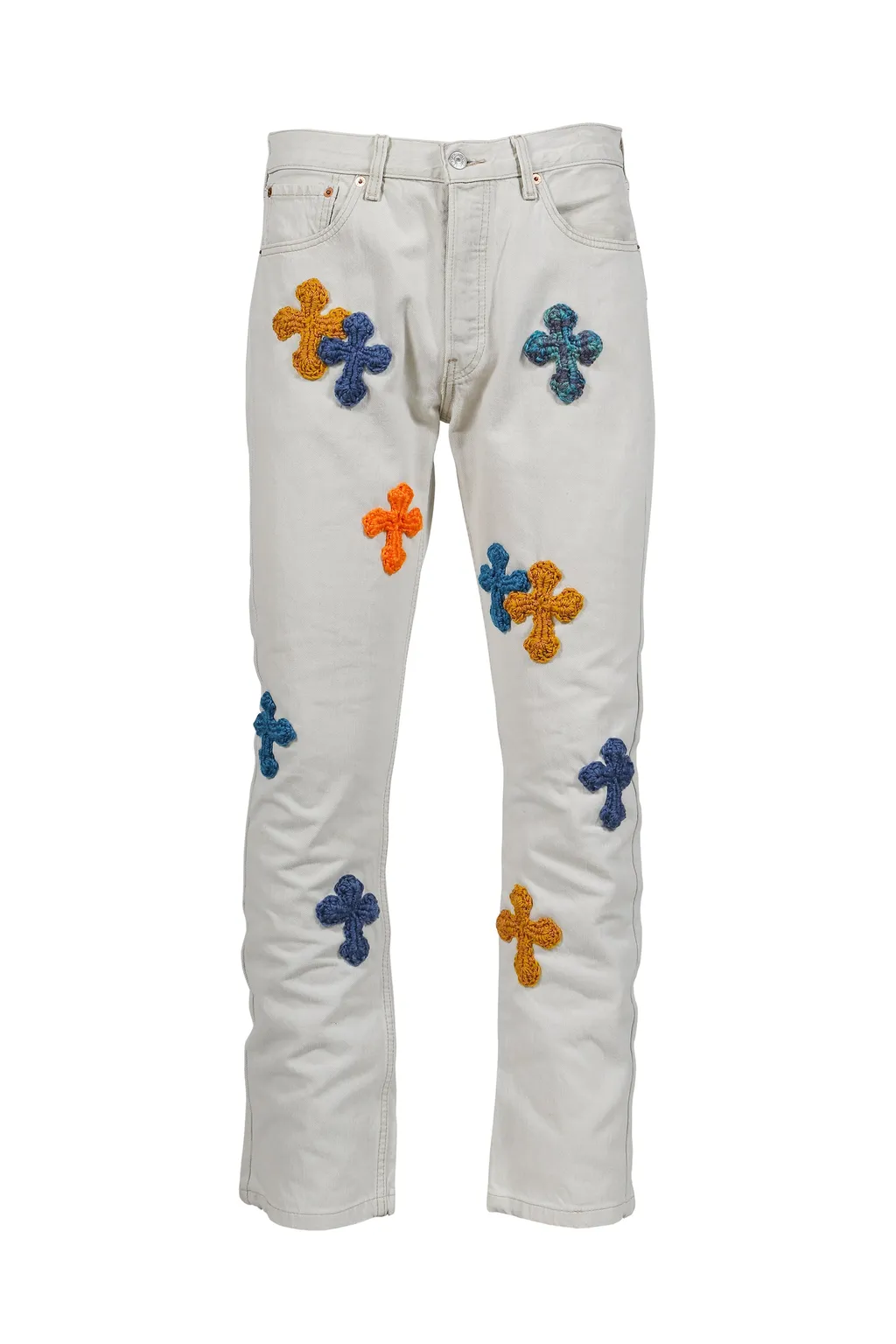 3D Cross Denim / Wht
