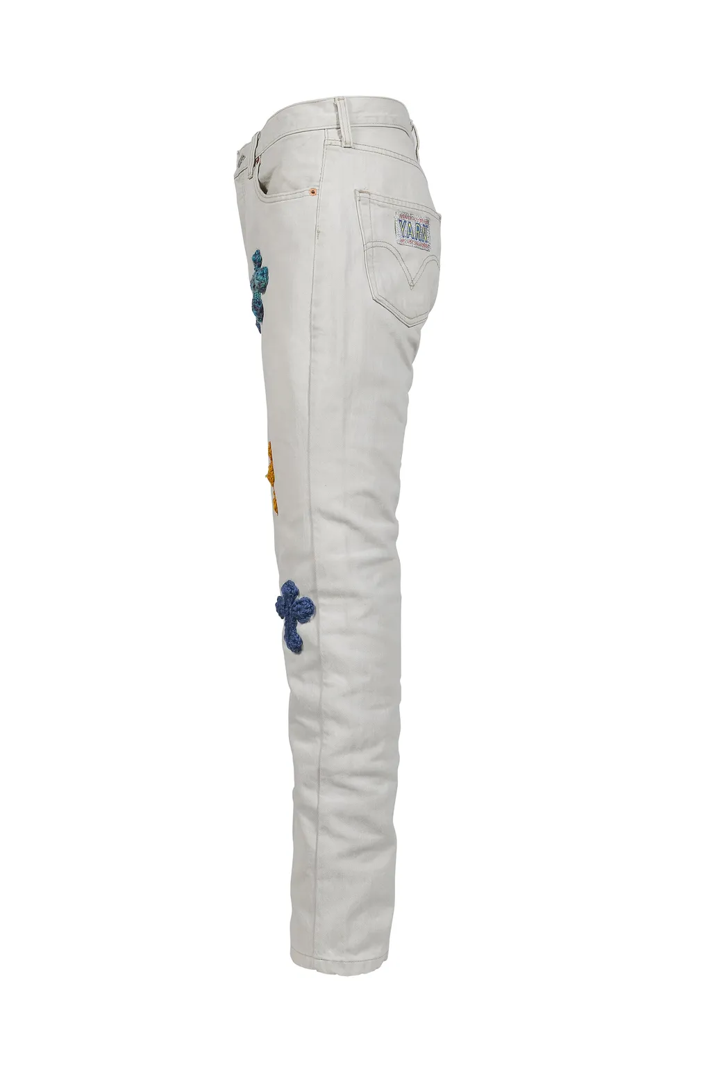 3D Cross Denim / Wht