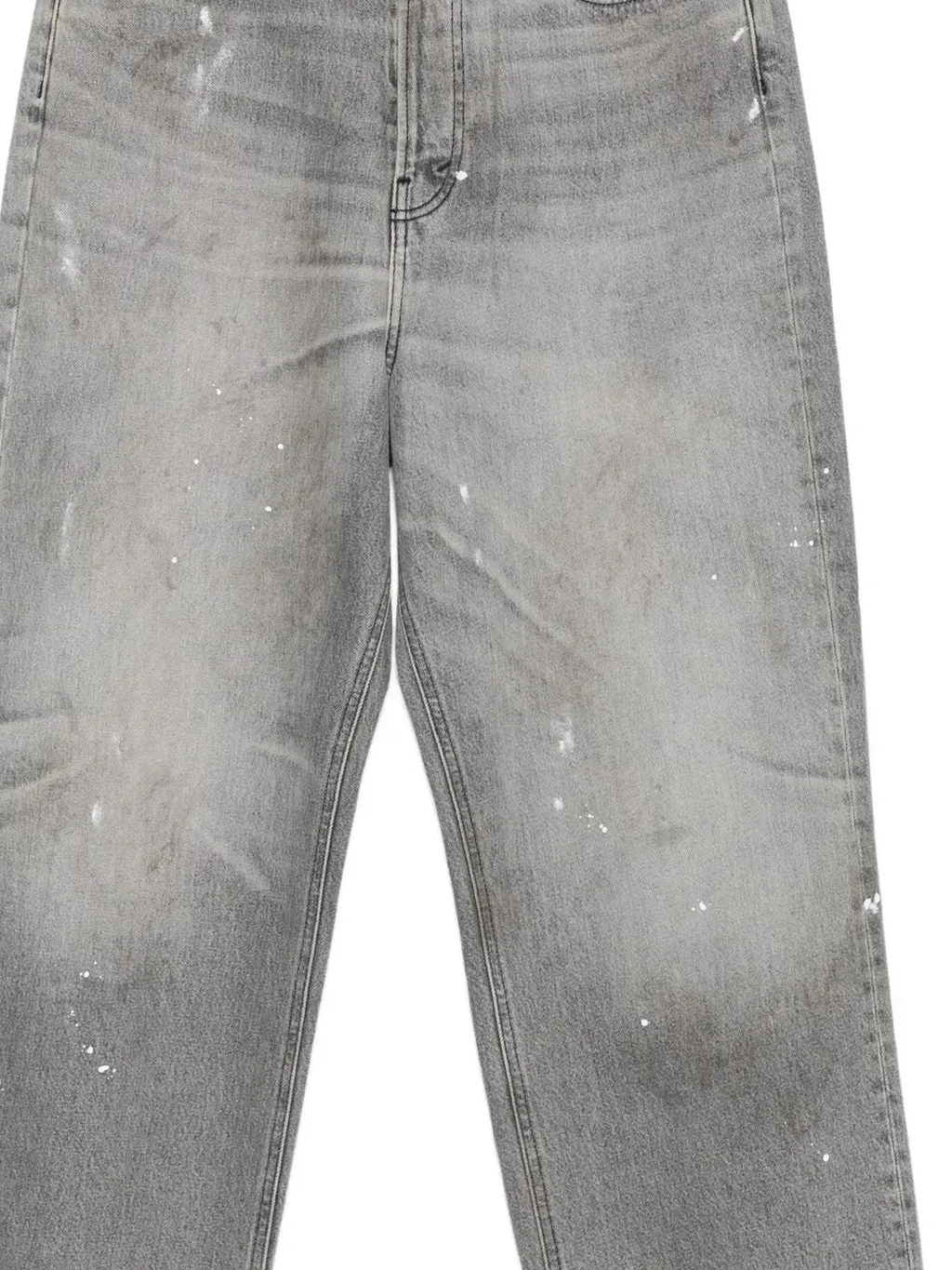 Haikure Distressed Wide-Leg Jeans