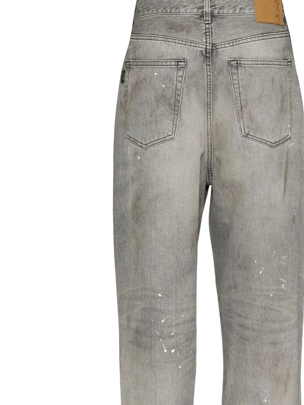 Haikure Distressed Wide-Leg Jeans