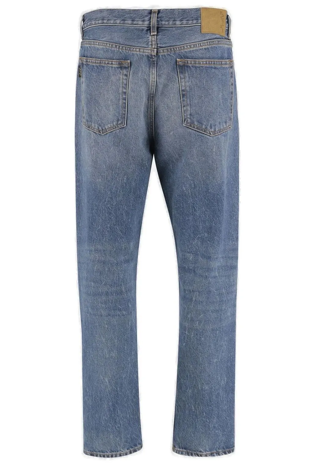 Haikure Logo Patch Straight-Leg Jeans