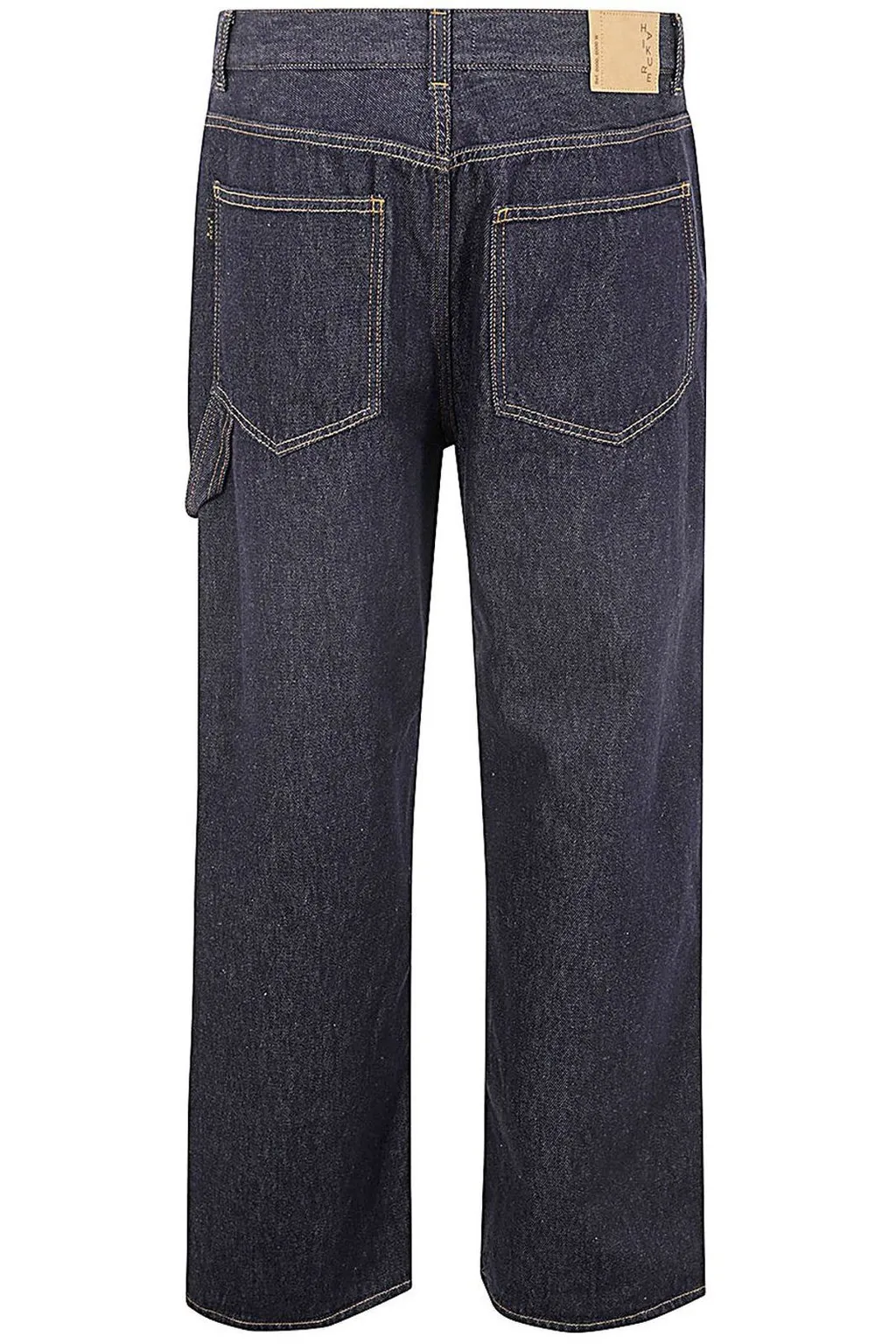 Haikure Winona Logo Patch Straight-Leg Jeans