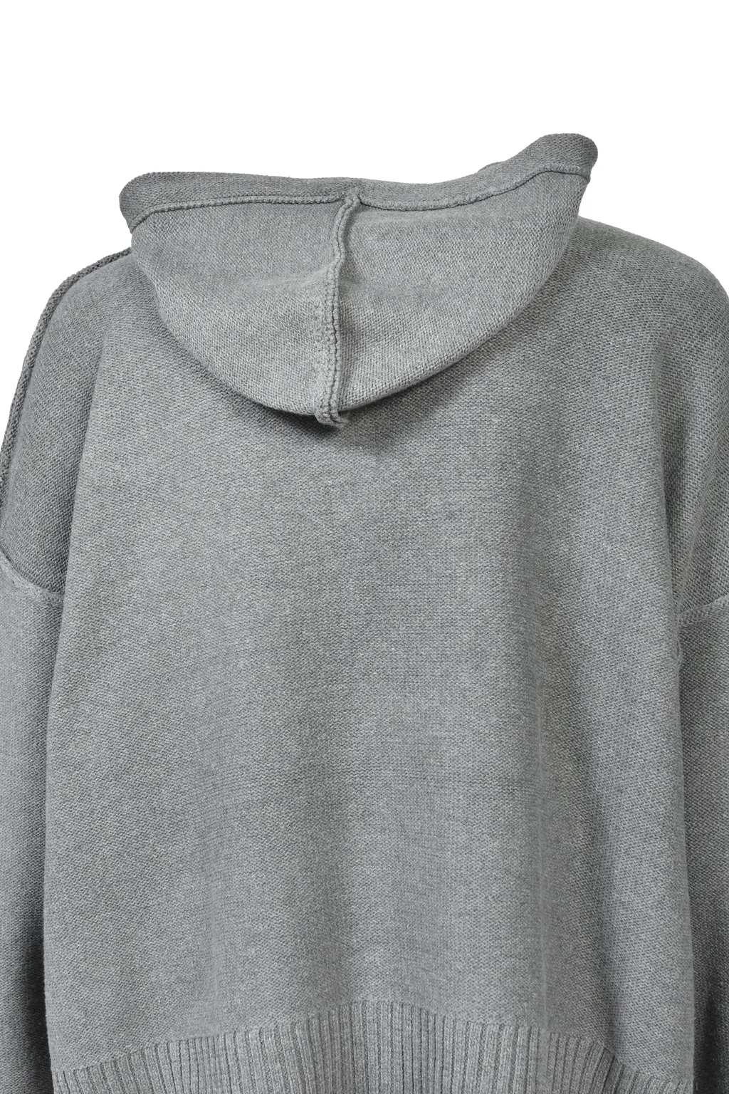 “I Love Music” Pullover Knit Hoodie / Gry