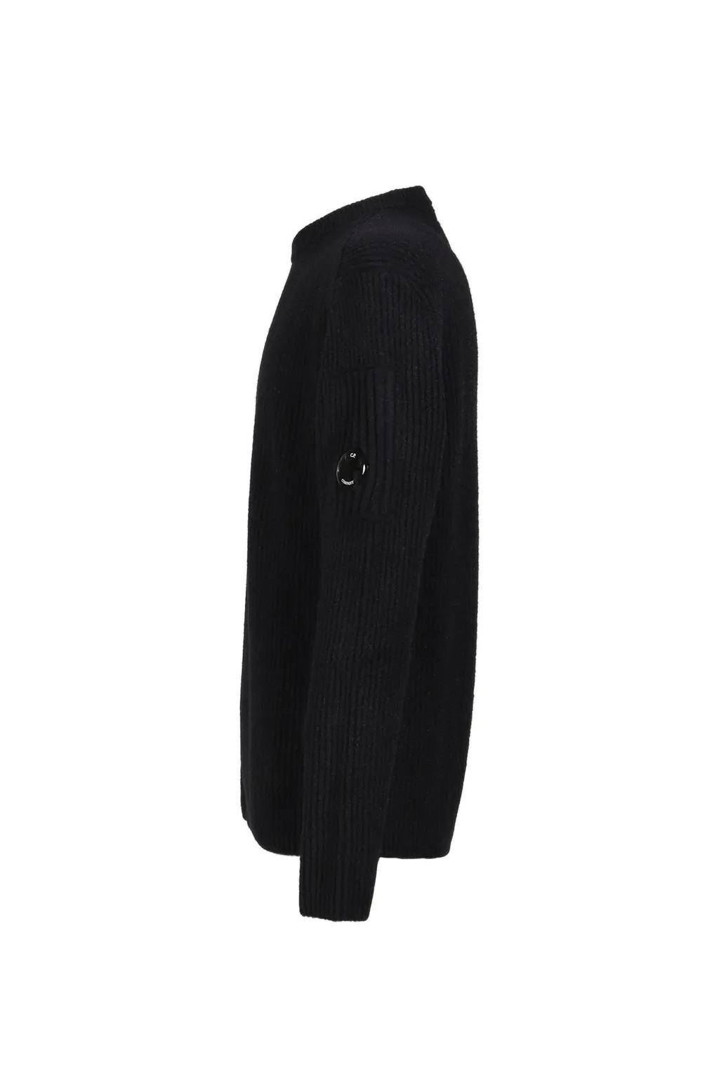 Knw Crew Neck In Fleece Knit / Blk