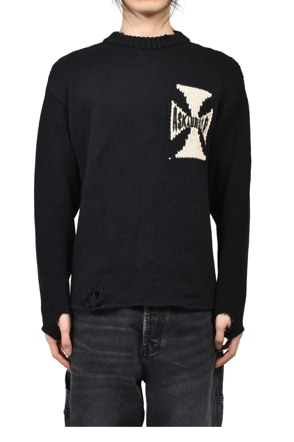 Rider Cross Knit / Black